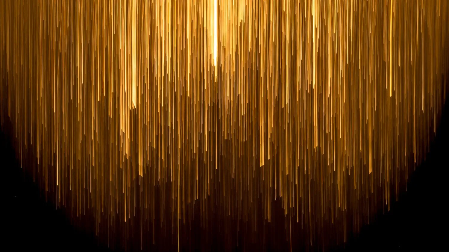 A voice drawn in gold light — Q, answering
